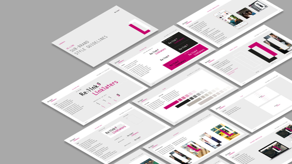 Linklaters Re:link brand guidelines