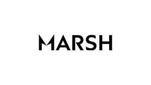 MARSH logo: black wordmark on white background.