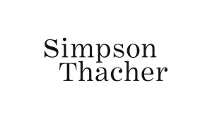 Simpson Thacher logo displaying the text'Simpson Thacher'.