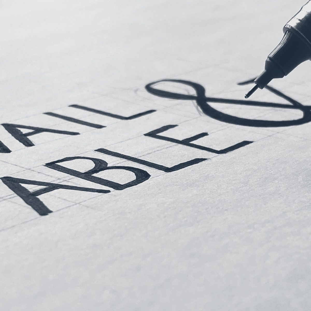 Sketch of the Avail & Able logo
