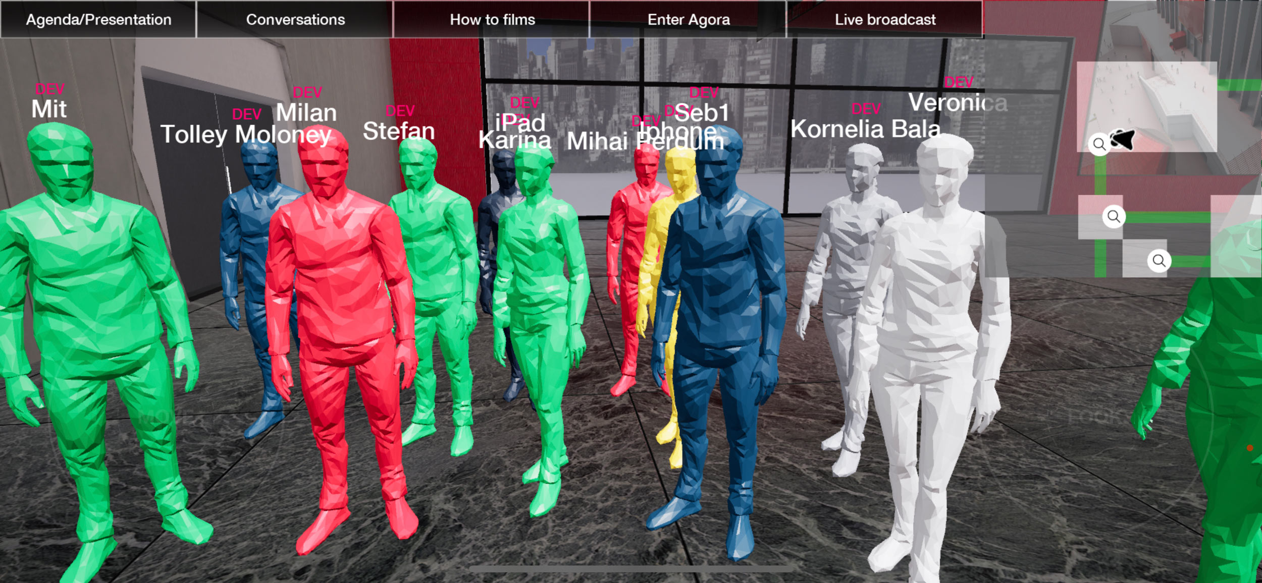 Enter-agora-team-screen Multiplayer mode in Enter Agora